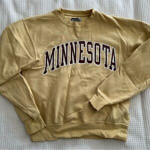 University of Minnesota Pale Yellow Sweatshirt